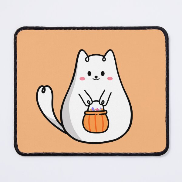 Item preview, Chibi Anime Cute Cat Kitten Trick or Treat Halloween designed and sold by countrymouse.