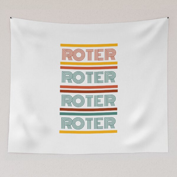 Item preview, Roter Retro Stacked Striped Vintage Tee designed and sold by Toufittery.