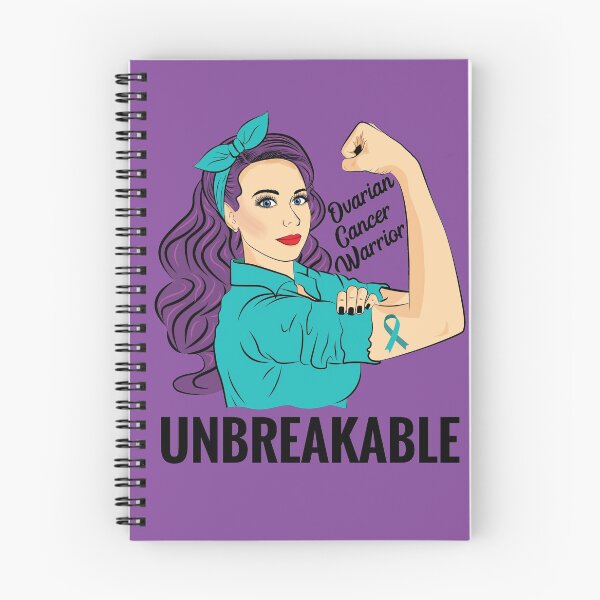 Item preview, Ovarian Cancer Warrior Unbreakable designed and sold by ZNOVANNA.