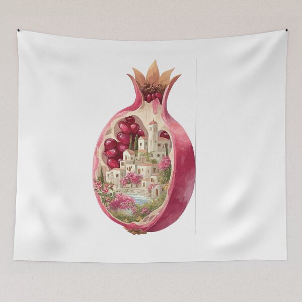 Item preview, Pomegranate Mediterranean Village Miniature World designed and sold by DesignByUmza.