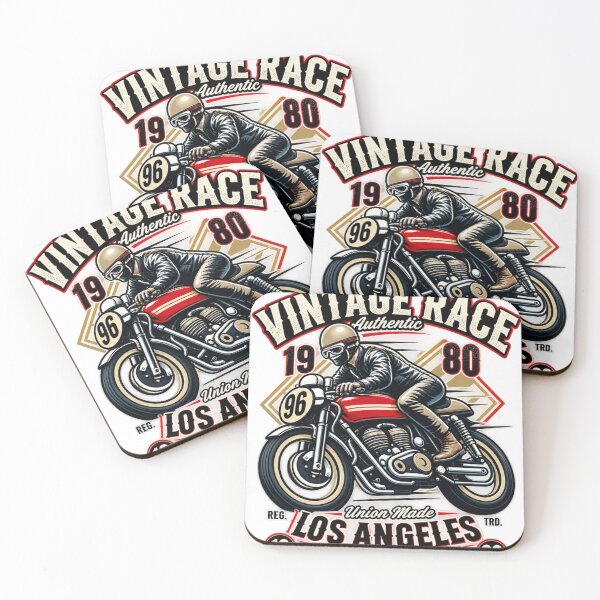 Item preview, Vintage Motorcycle Race Retro Rider – Classic Garage Style designed and sold by AMIR PRO .