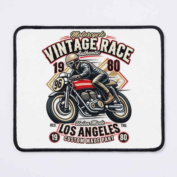Item preview, Vintage Motorcycle Race Retro Rider – Classic Garage Style designed and sold by AMIR PRO .