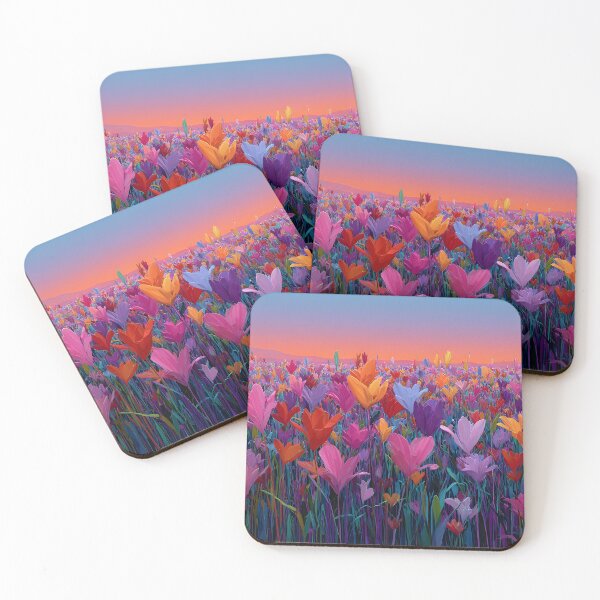 Item preview, Lovely Tulips Blooming Flowers Nature Artwork designed and sold by AutoPopStudio.