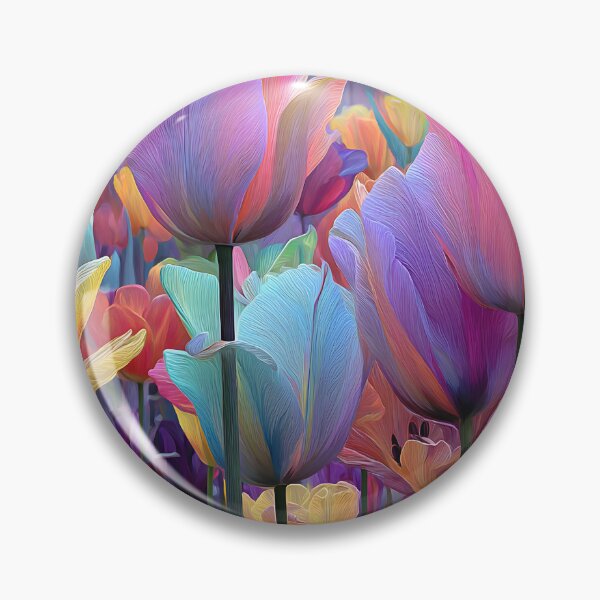 Artikelvorschau, Klassisches Tulpen-Blumenbild – Elegante Wohndekoration entworfen und verkauft von AutoPopStudio.