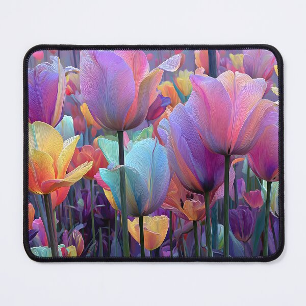 Item preview, Classic Tulips Floral Painting Elegant Home Decor designed and sold by AutoPopStudio.