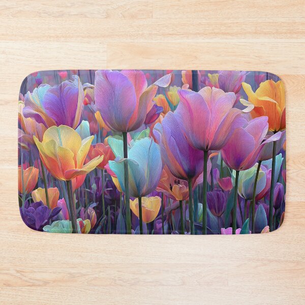 Item preview, Classic Tulips Floral Painting Elegant Home Decor designed and sold by AutoPopStudio.