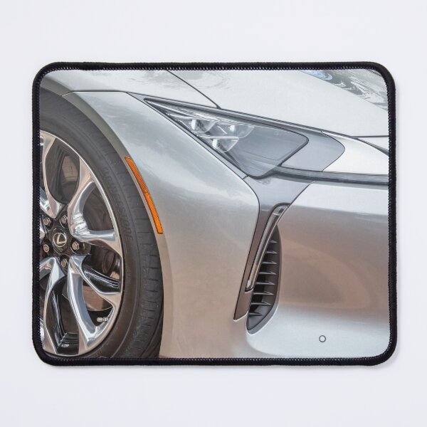 Item preview, Classic 2018 Lexus LC500 Liquid Platinum Silver Automotive Print designed and sold by RichFrancoCars.