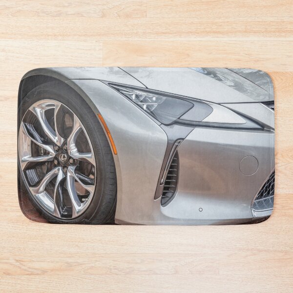 Item preview, Classic 2018 Lexus LC500 Liquid Platinum Silver Automotive Print designed and sold by RichFrancoCars.