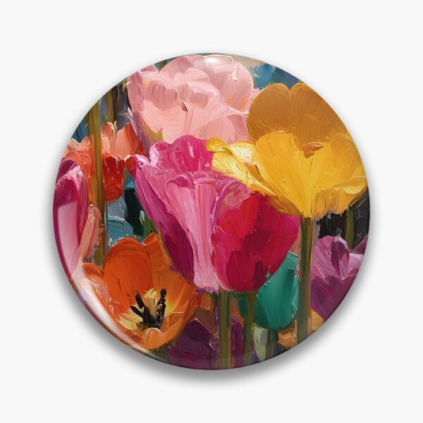 Artikelvorschau, Botanische Malerei mit rosa Tulpen, romantische Blumenkunst entworfen und verkauft von AutoPopStudio.