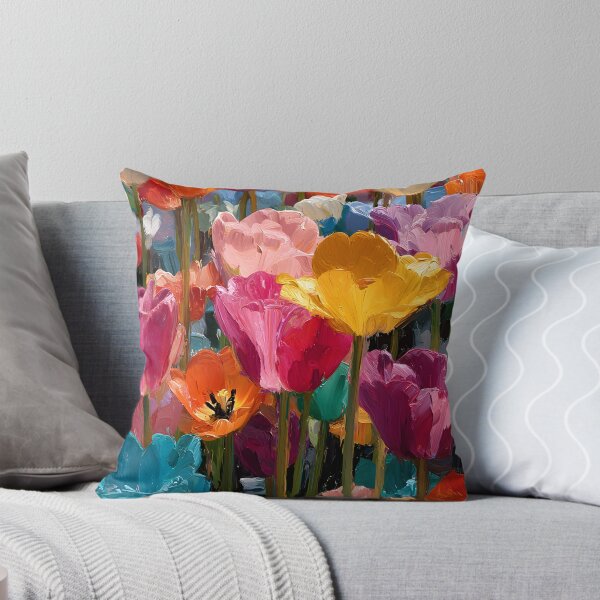 Item preview, Pink Tulips Botanical Painting Romantic Flower Art designed and sold by AutoPopStudio.