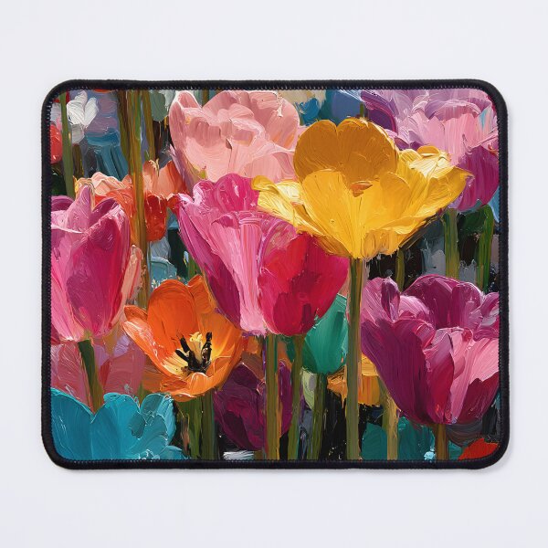 Item preview, Pink Tulips Botanical Painting Romantic Flower Art designed and sold by AutoPopStudio.