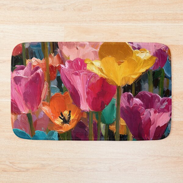 Item preview, Pink Tulips Botanical Painting Romantic Flower Art designed and sold by AutoPopStudio.