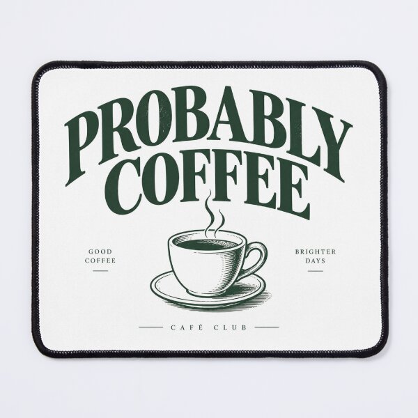 Item preview, Probably Coffee  designed and sold by SaveForMyDeposit.