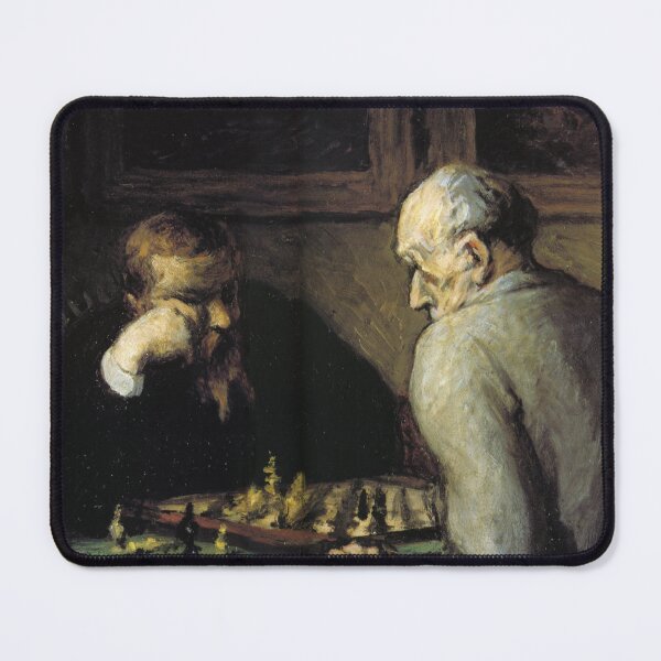 Item preview, Chess Wall Art, Vintage Chess Players Painting, Honore Daumier Classical Art Print designed and sold by RickE.