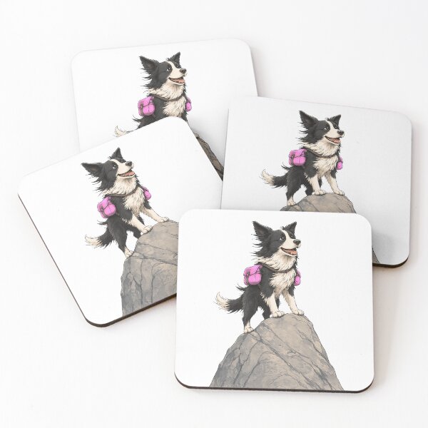 Item preview, Border Collie Hiking Adventure designed and sold by Fikuall.