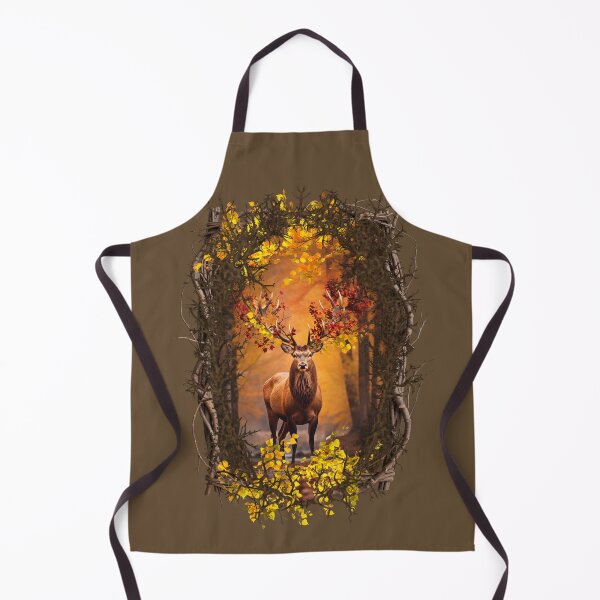 Item preview, Deer among autumn leaves and branches designed and sold by vespertine4u.