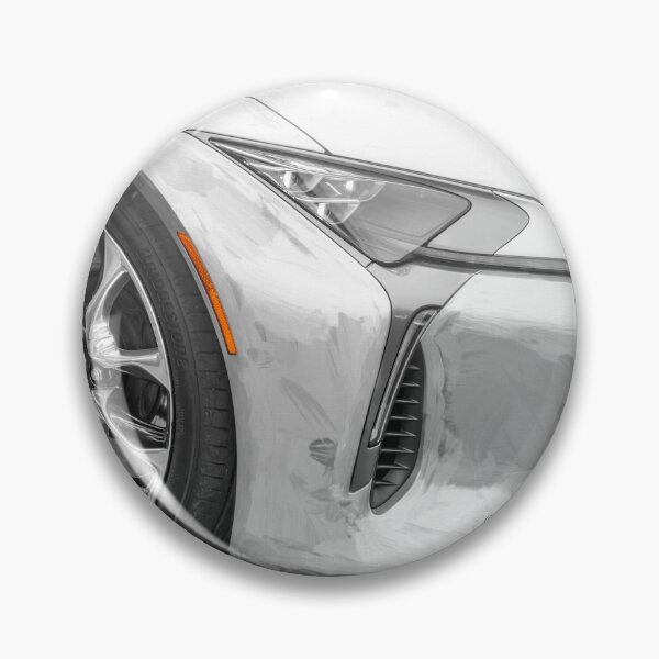 Item preview, Classic 2018 Lexus LC500 Liquid Platinum Silver Automotive Print designed and sold by RichFrancoCars.