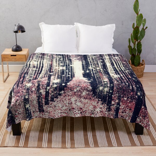 Item preview, Magical Forest Path: Pastel Rose Quartz Pink Galaxy Woods Design designed and sold by 2sweetsDesign.