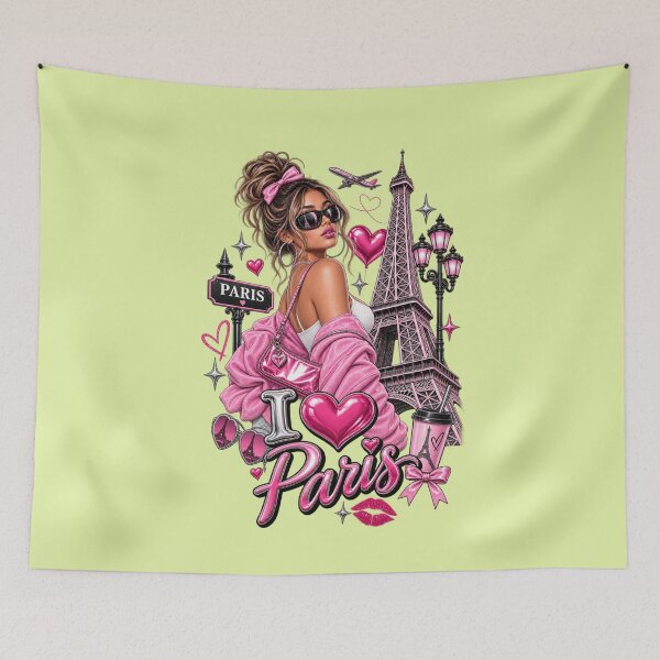Item preview, Paris Love – Paris Eiffel Tower Clothing, Parisian Fashion designed and sold by POP FACTORY.