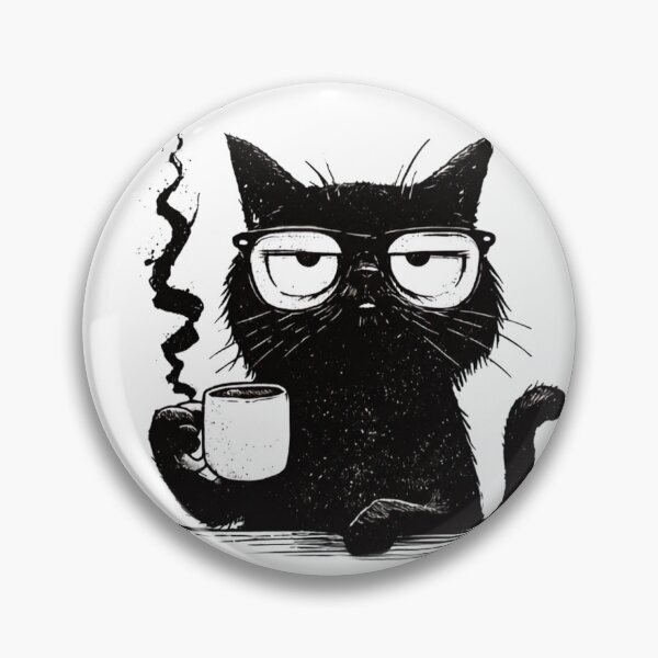 Item preview, No Need to Repeat Yourself I Ignored You - Sarcastic Cat with Coffee  designed and sold by AceEye.