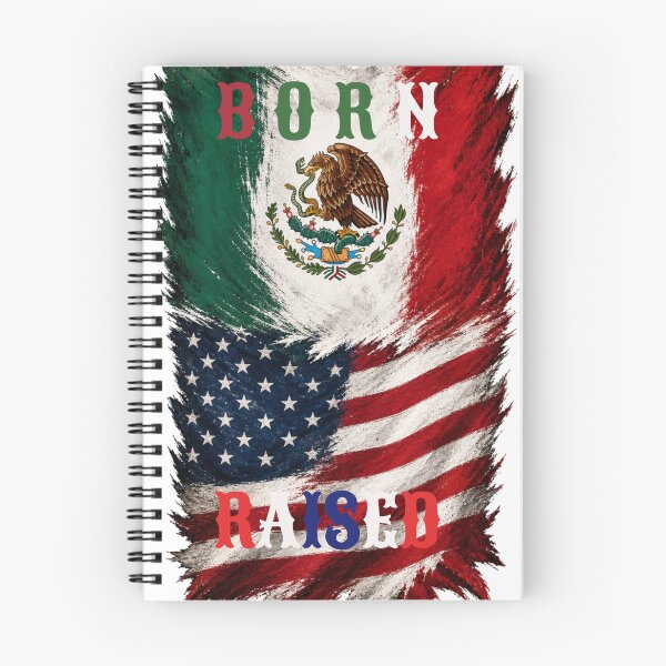 Item preview, Born Mexico Raised USA Mexican American Flag Design designed and sold by PAZion Visual.
