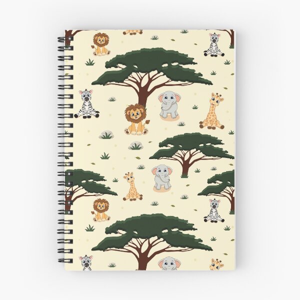 Item preview, Cute Safari Savanna Animals Seamless Pattern designed and sold by MascarenoM.