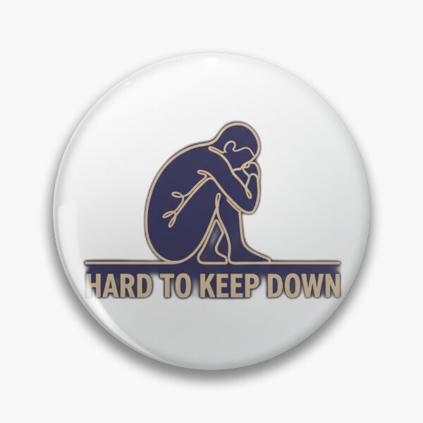 Item preview, HARD TO KEEP DOWN - BJJ Grappling T-Shirt designed and sold by Viviglow.