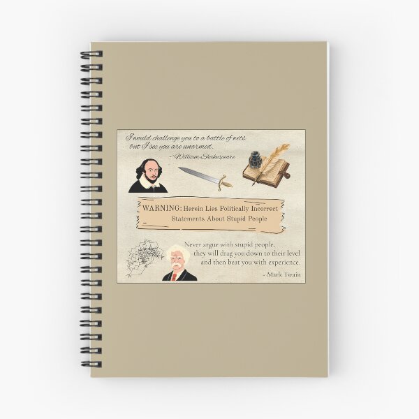 Item preview, Shakespeare and Twain on Stupid People designed and sold by EJVisuals.