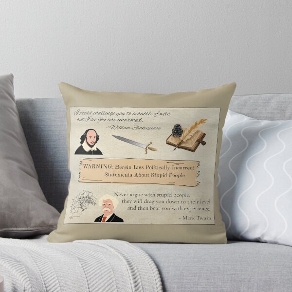 Item preview, Shakespeare and Twain on Stupid People designed and sold by EJVisuals.