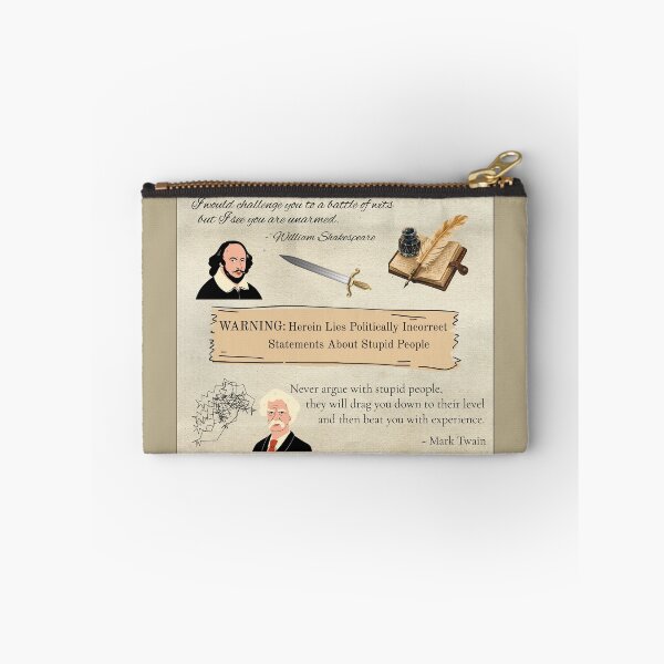 Item preview, Shakespeare and Twain on Stupid People designed and sold by EJVisuals.