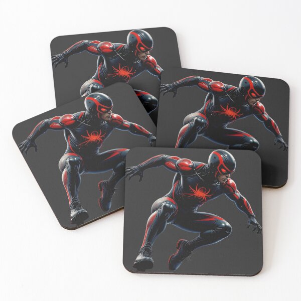 Item preview, Red and Black Armored Spider Hero designed and sold by DukeNiko.