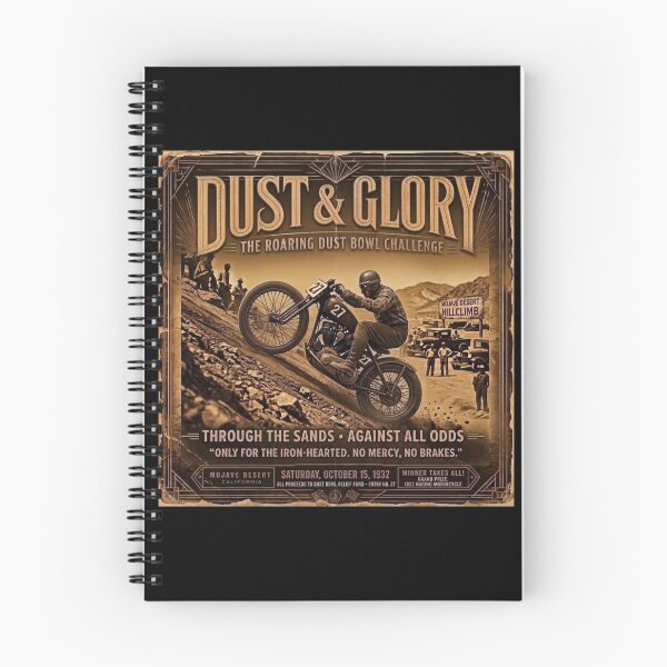 Item preview, Dust & Glory Vintage Desert Hillclimb Poster 1932 designed and sold by thirtyonestars.