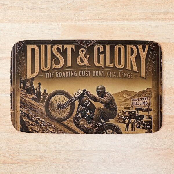 Item preview, Dust & Glory Vintage Desert Hillclimb Poster 1932 designed and sold by thirtyonestars.