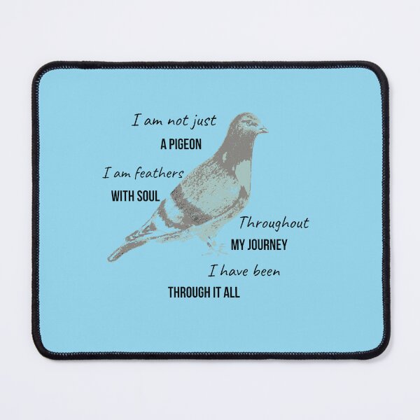 Item preview, Not Just A Pigeon Poem - Animal Advocacy and Rescue, Gray Color designed and sold by Julia N.