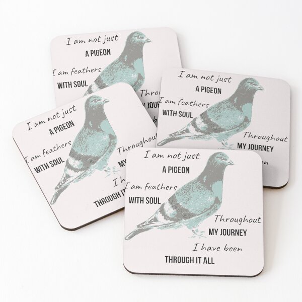 Item preview, Not Just A Pigeon Poem - Animal Advocacy and Rescue, Gray Color designed and sold by Julia N.