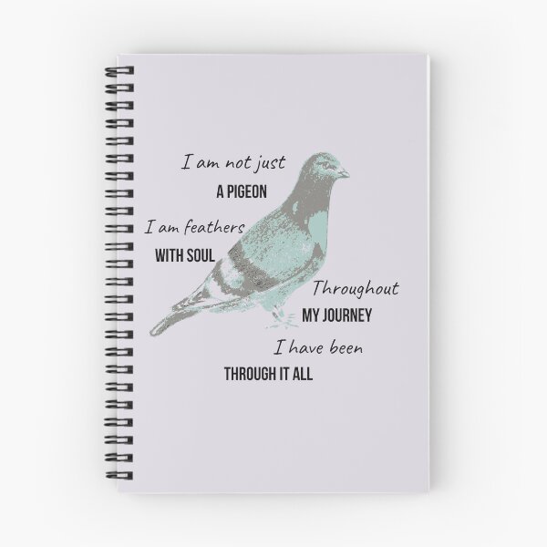 Item preview, Not Just A Pigeon Poem - Animal Advocacy and Rescue, Gray Color designed and sold by Julia N.