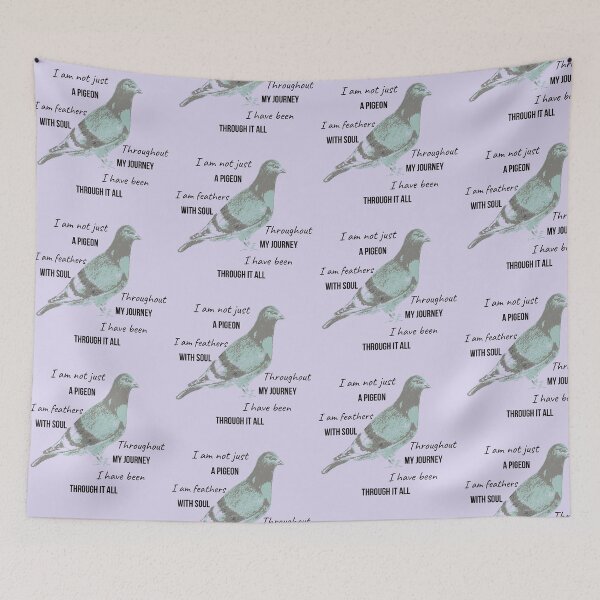 Item preview, Not Just A Pigeon Poem - Animal Advocacy and Rescue, Gray Color designed and sold by Julia N.