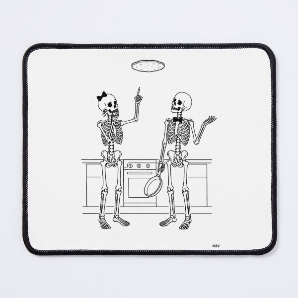 Item preview, Skeleton Couple Kitchen Chaos designed and sold by Qenlo.