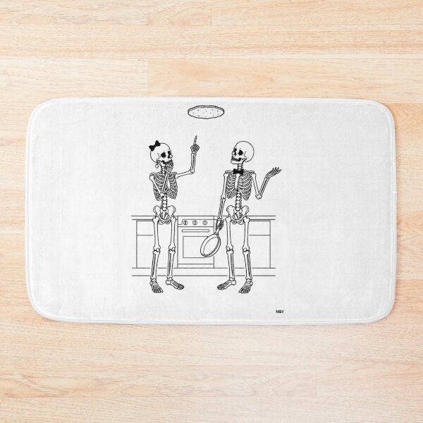 Item preview, Skeleton Couple Kitchen Chaos designed and sold by Qenlo.