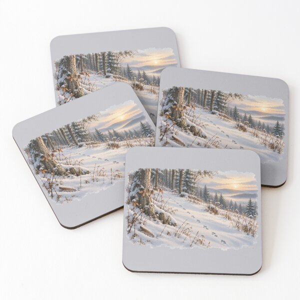 Item preview, Something Was Here | Tracks in the Snow Nature Study designed and sold by SusanSweetArt.