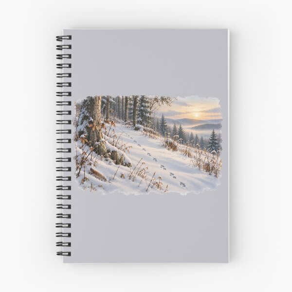 Item preview, Something Was Here | Tracks in the Snow Nature Study designed and sold by SusanSweetArt.
