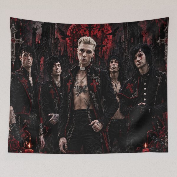 Item preview, Gothic Dark Fantasy Band Portrait designed and sold by JanjjaSoulInk.