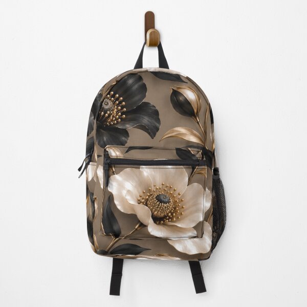Item preview, Pearl & Black Floral Pattern designed and sold by LiMarchee.