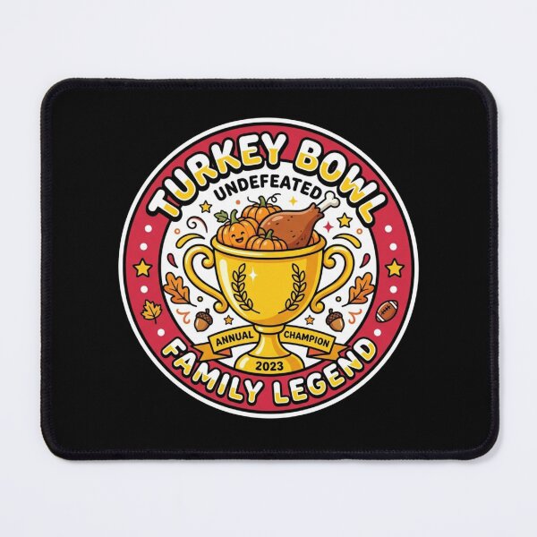 Item preview, Turkey Bowl Undefeated Family Legend Trophy Thanksgiving Football designed and sold by TeNovaStudio ⭐⭐⭐⭐⭐.