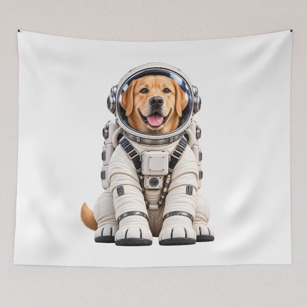 Item preview, Labrador Astronaut Space Dog – Cute Golden Retriever Cosmic Adventure designed and sold by builtforyou.