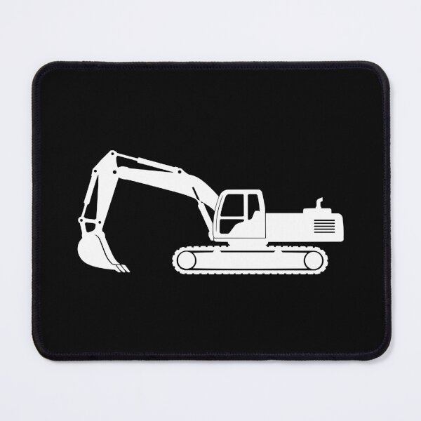 Item preview, Excavator Digger Heavy Equipment Construction Silhouette #1 designed and sold by AnnSign.