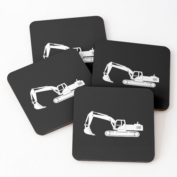 Item preview, Excavator Digger Heavy Equipment Construction Silhouette #1 designed and sold by AnnSign.