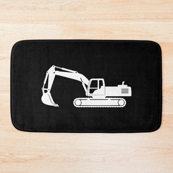 Item preview, Excavator Digger Heavy Equipment Construction Silhouette #1 designed and sold by AnnSign.