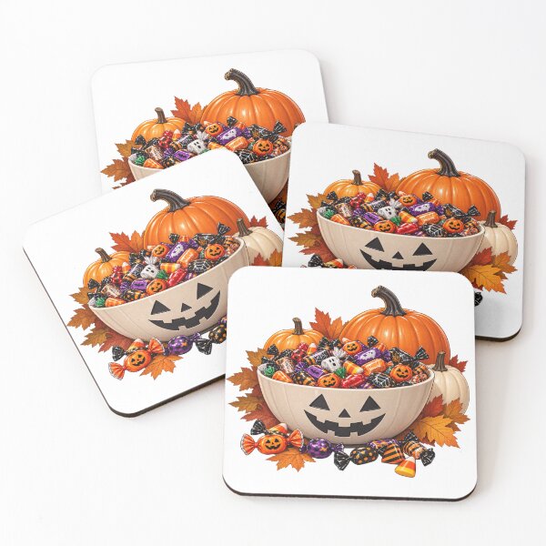 Item preview, Halloween Candy Bowl & Pumpkins | Cozy Fall Design designed and sold by Mama Leenah.