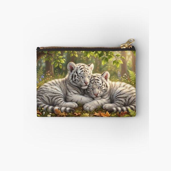 Item preview, Under the Woodland Sun – Two Sleeping Tiger Cubs designed and sold by TreatLLC.